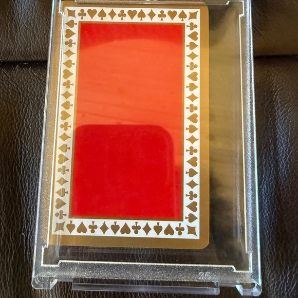 Tiffany & Co. 9 of Spades Playing Card in Magnetic Cardholder. Perfect condition - Picture 1 of 2
